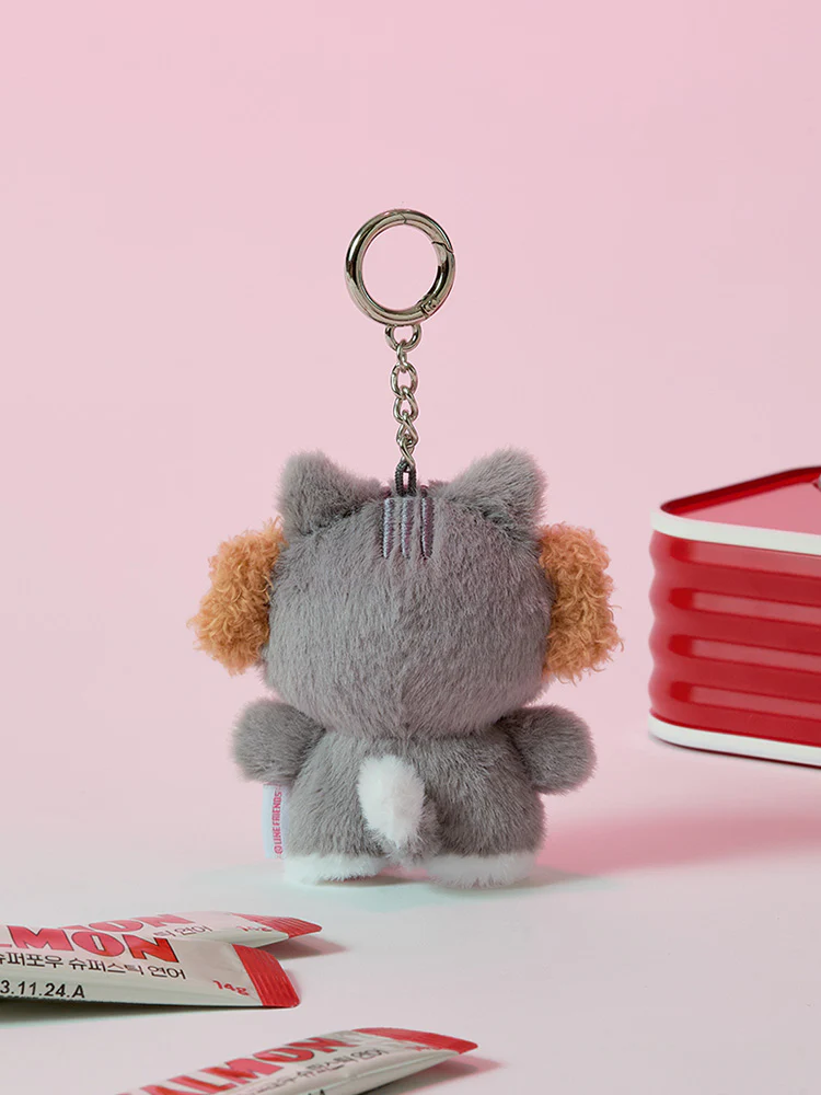 LINE FRIENDS mini minini catnini Plush Keyring - Image 4