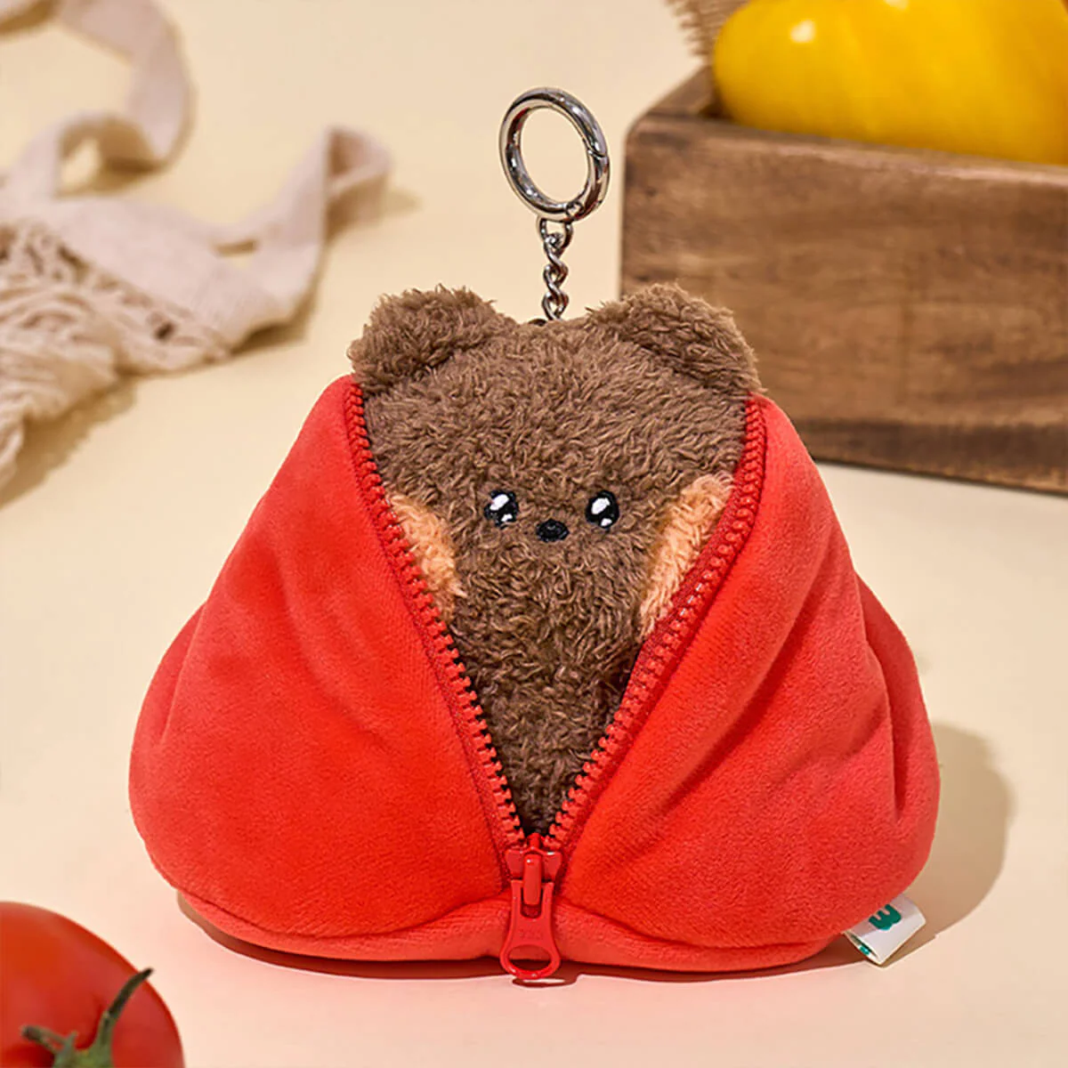 LINE FRIENDS minini Farm Open Keyring - Image 2
