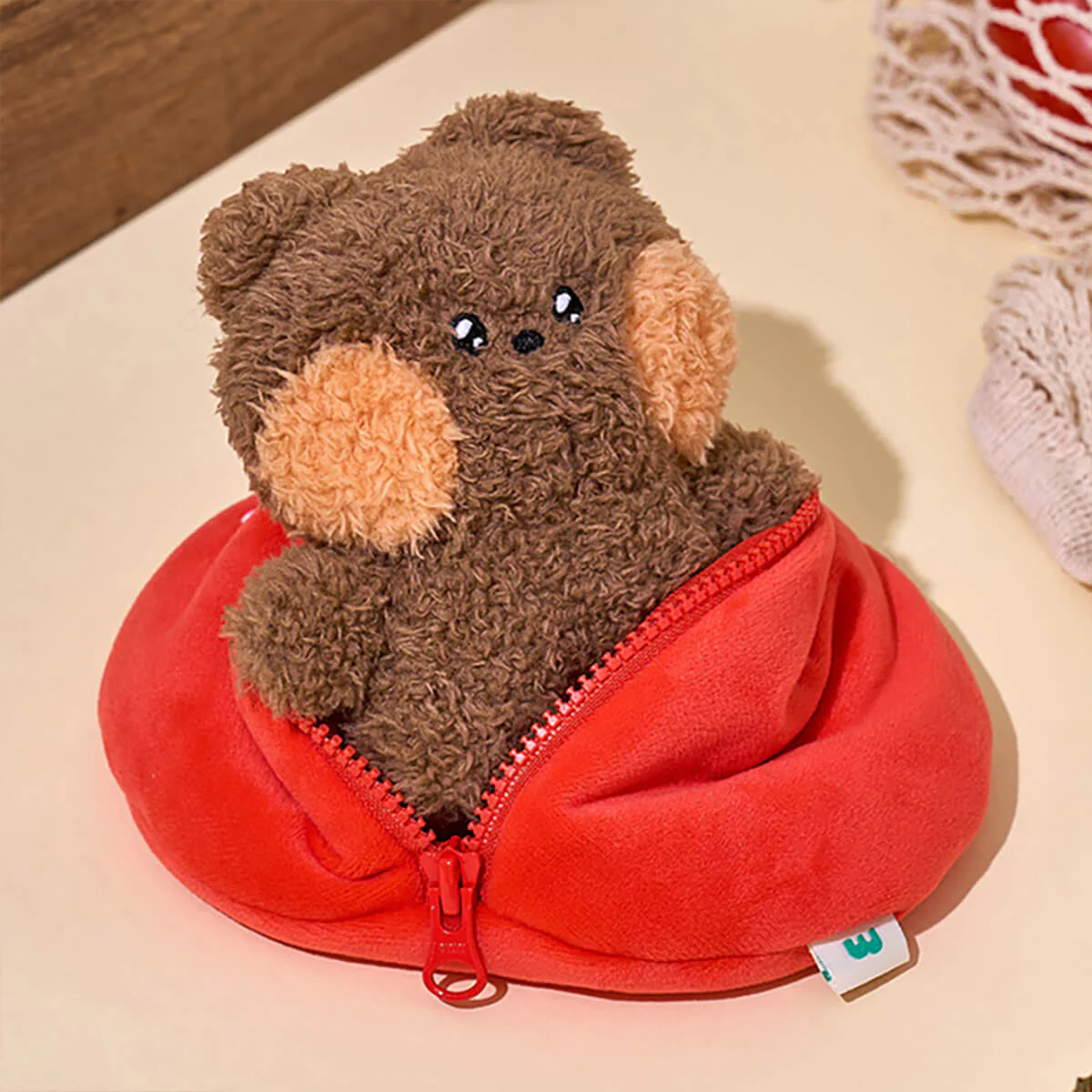 LINE FRIENDS minini Farm Open Keyring - Image 4