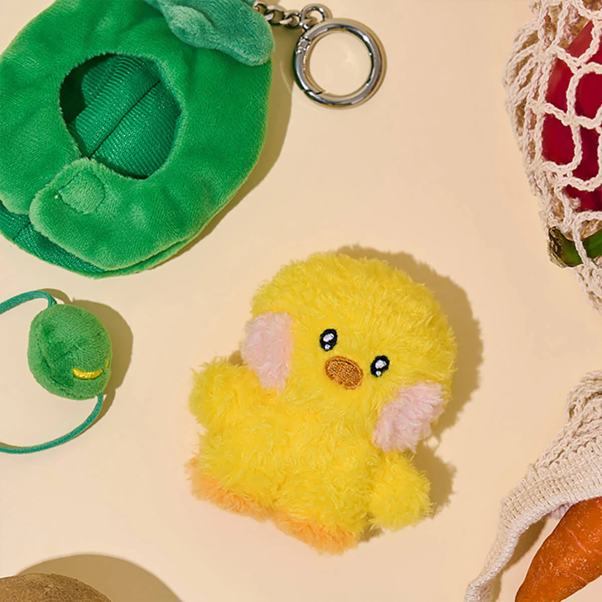 LINE FRIENDS minini Farm Plush Keyring - Image 11