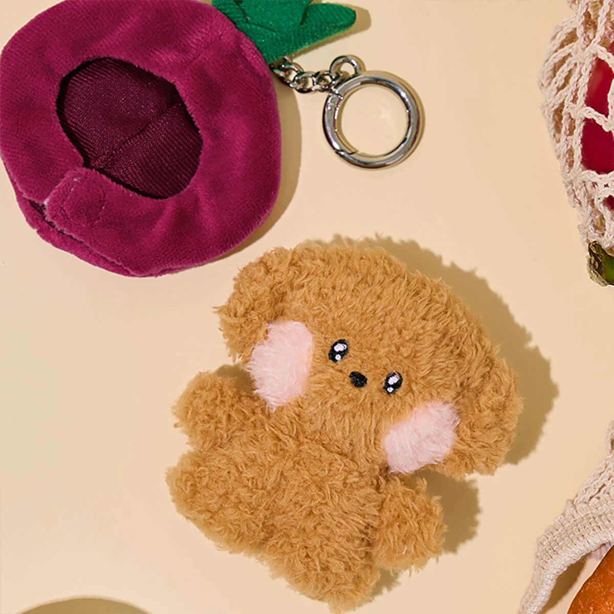 LINE FRIENDS minini Farm Plush Keyring - Image 20