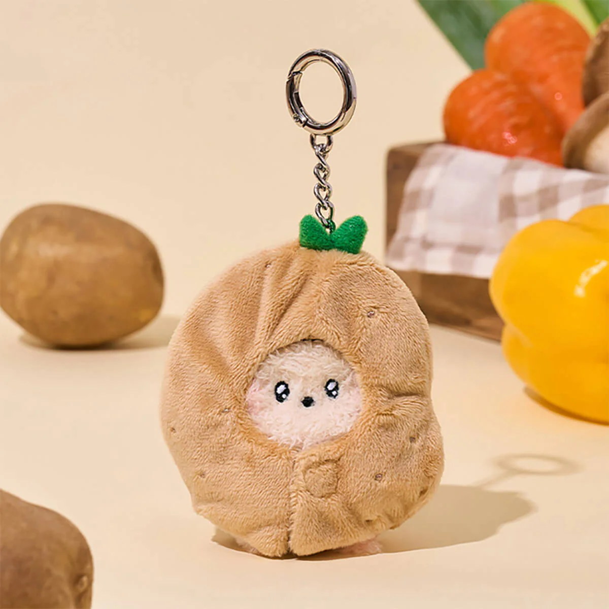 LINE FRIENDS minini Farm Plush Keyring - Image 27