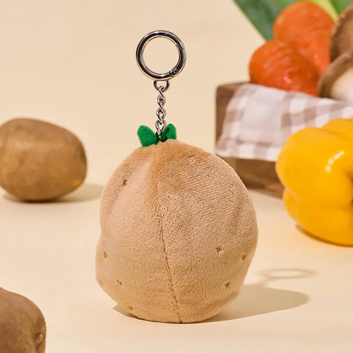 LINE FRIENDS minini Farm Plush Keyring - Image 28