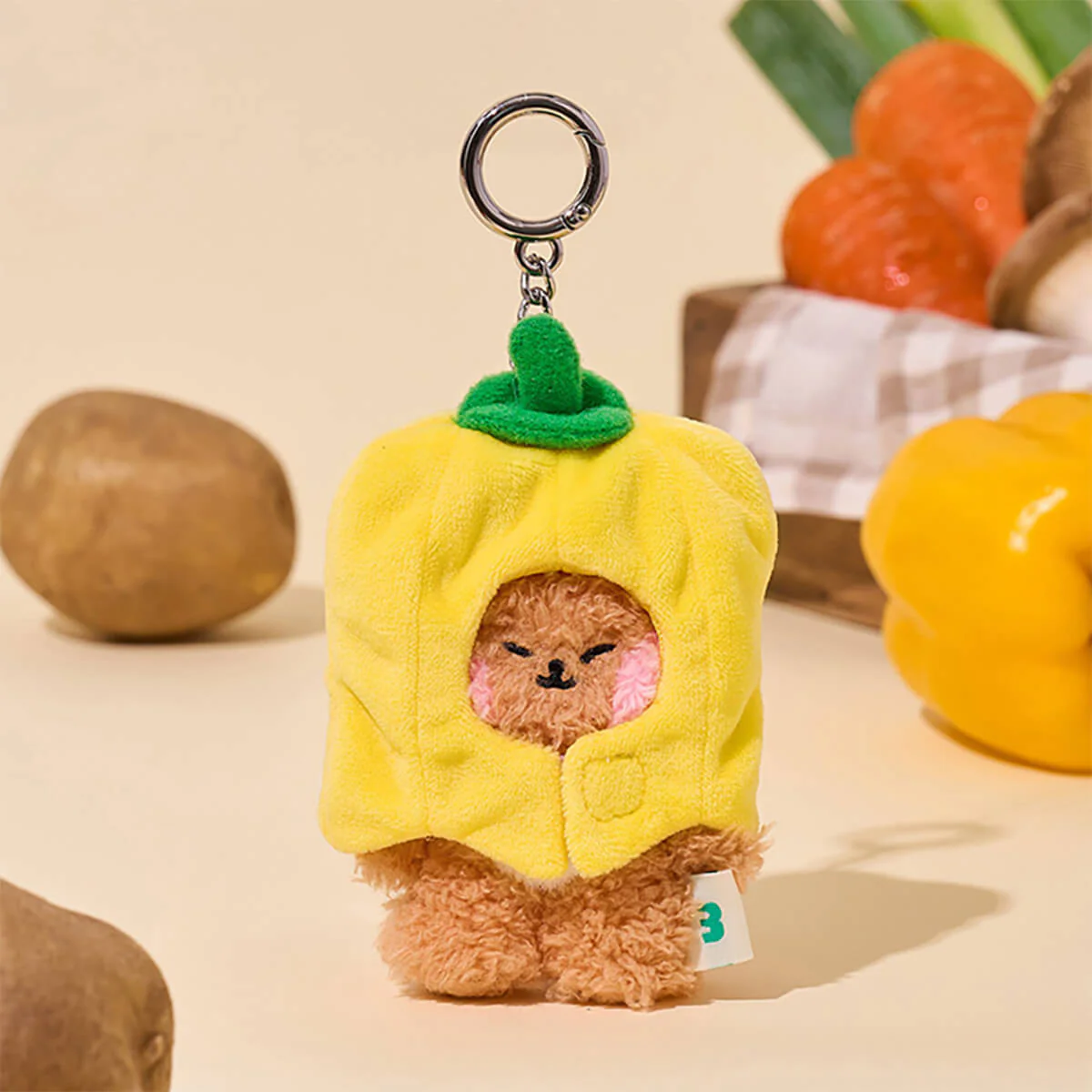 LINE FRIENDS minini Farm Plush Keyring - Image 30