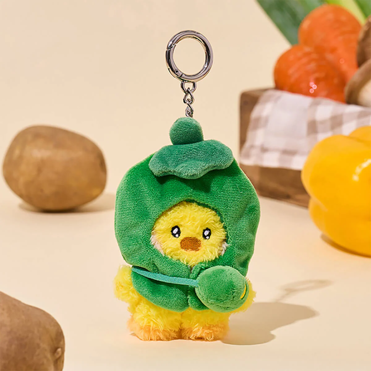 LINE FRIENDS minini Farm Plush Keyring - Image 9