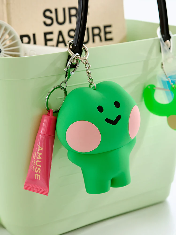 LINE FRIENDS minini STAY WITH lenini Silicone Keyring Pouch - Image 7