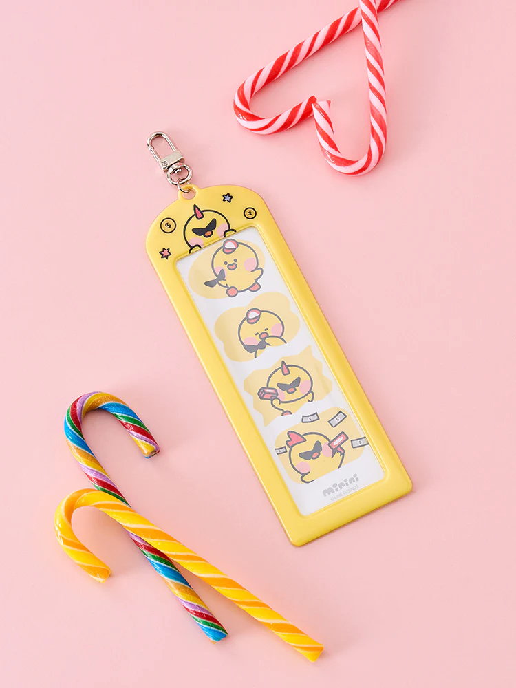 LINE FRIENDS minini Theme Park Photo Keyring - Image 5