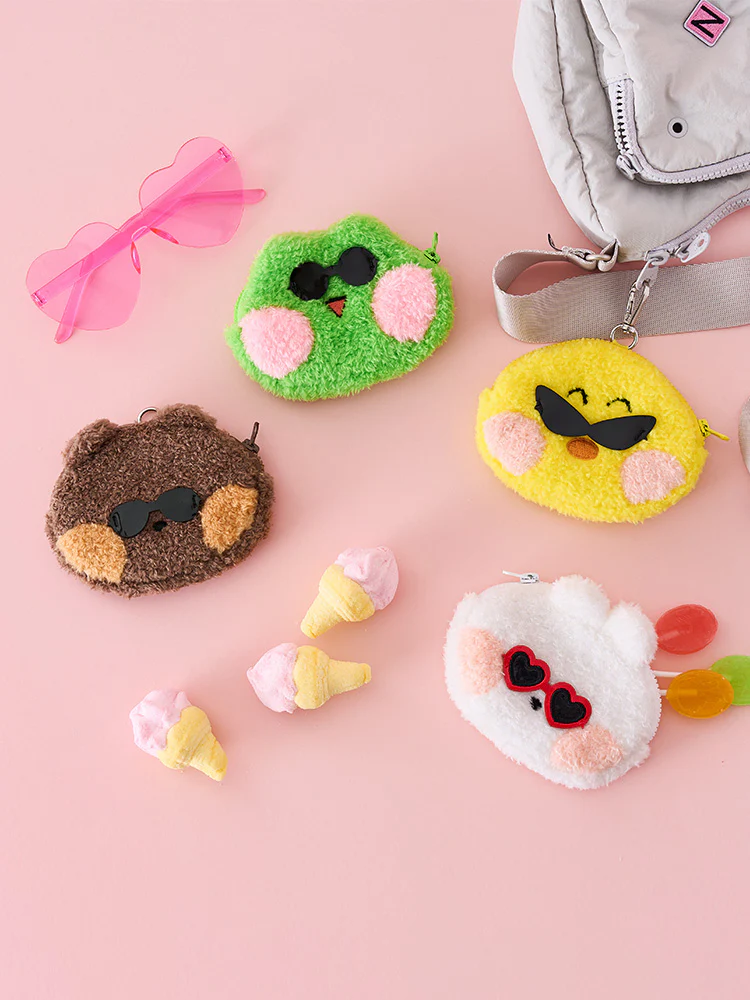 LINE FRIENDS minini Theme Park Pouch Keyring