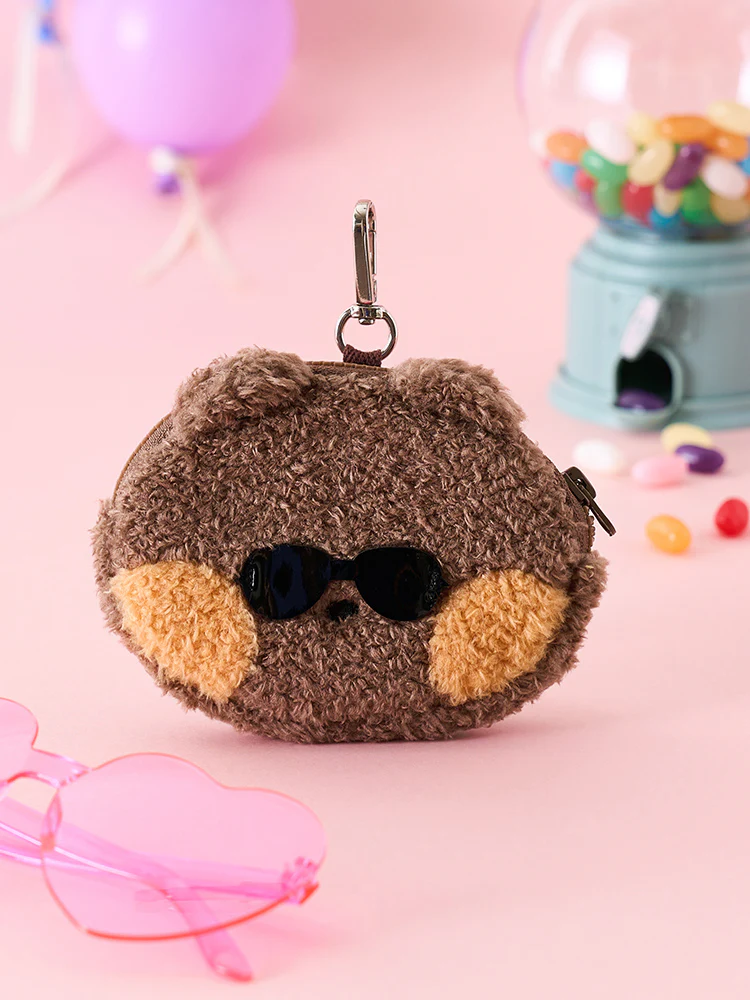LINE FRIENDS minini Theme Park Pouch Keyring - Image 2