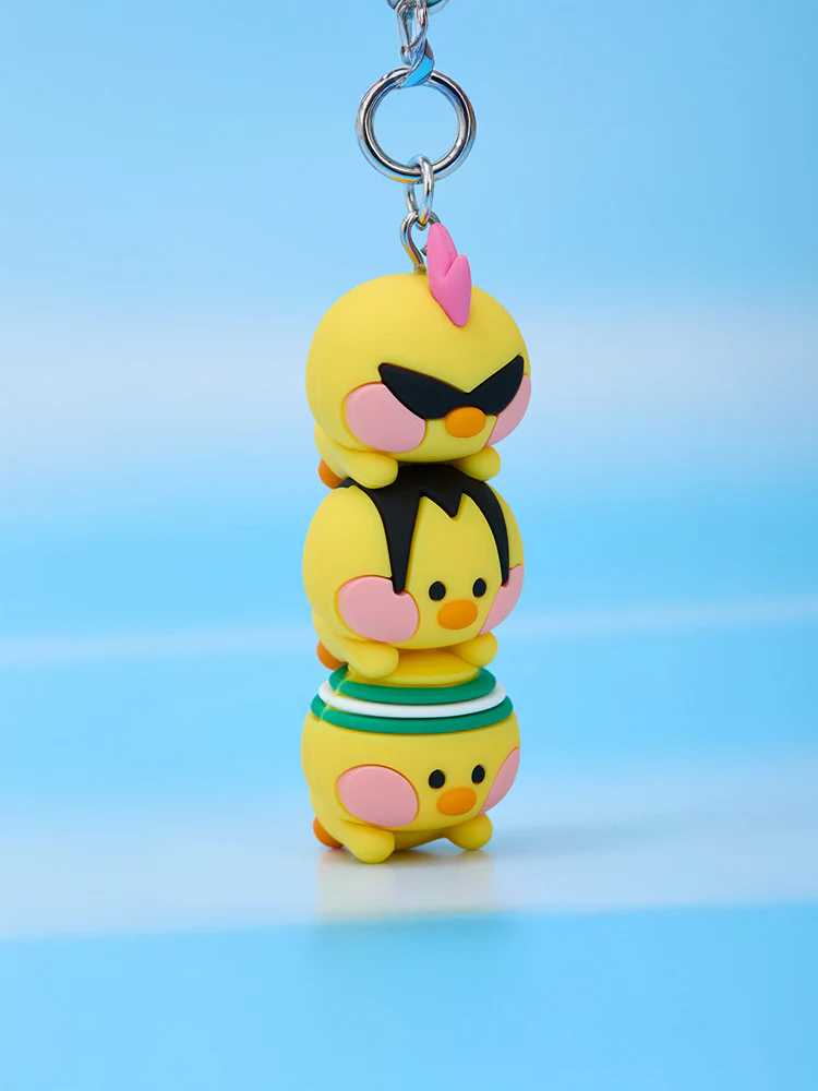 LINE FRIENDS minini World selini Figure Keyring - Image 4
