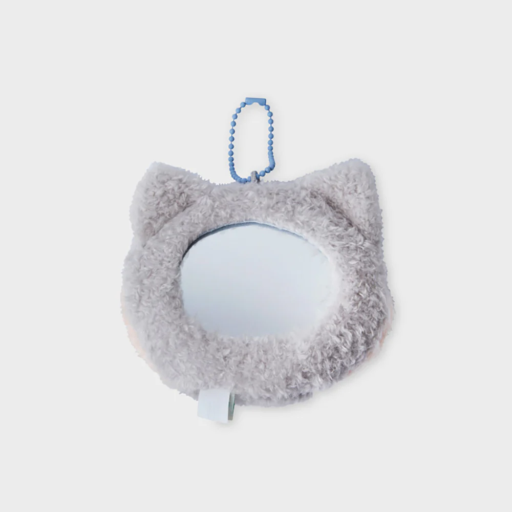 LINE FRIENDS nyagi minini Plush Handheld Mirror - Image 3