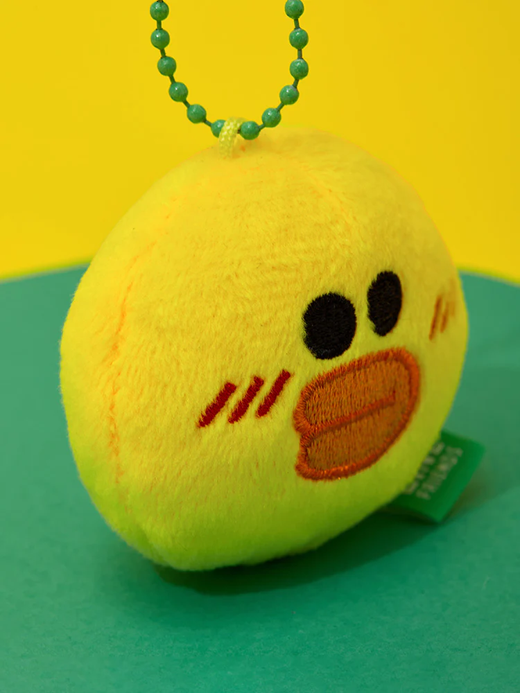 LINE FRIENDS Original Plush Face Keyring - Image 10
