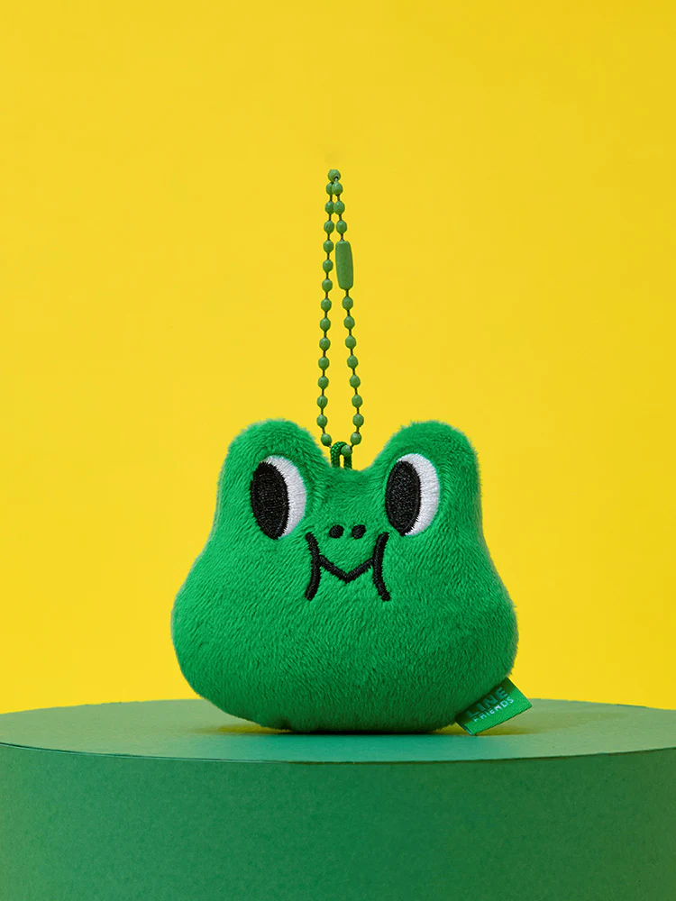 LINE FRIENDS Original Plush Face Keyring - Image 11