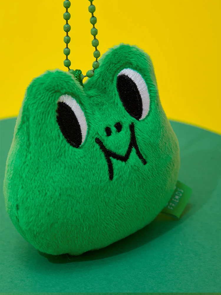 LINE FRIENDS Original Plush Face Keyring - Image 13