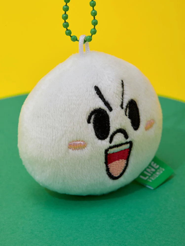 LINE FRIENDS Original Plush Face Keyring - Image 16