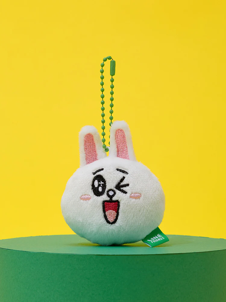 LINE FRIENDS Original Plush Face Keyring - Image 5