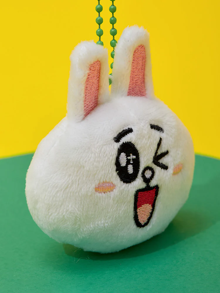 LINE FRIENDS Original Plush Face Keyring - Image 7