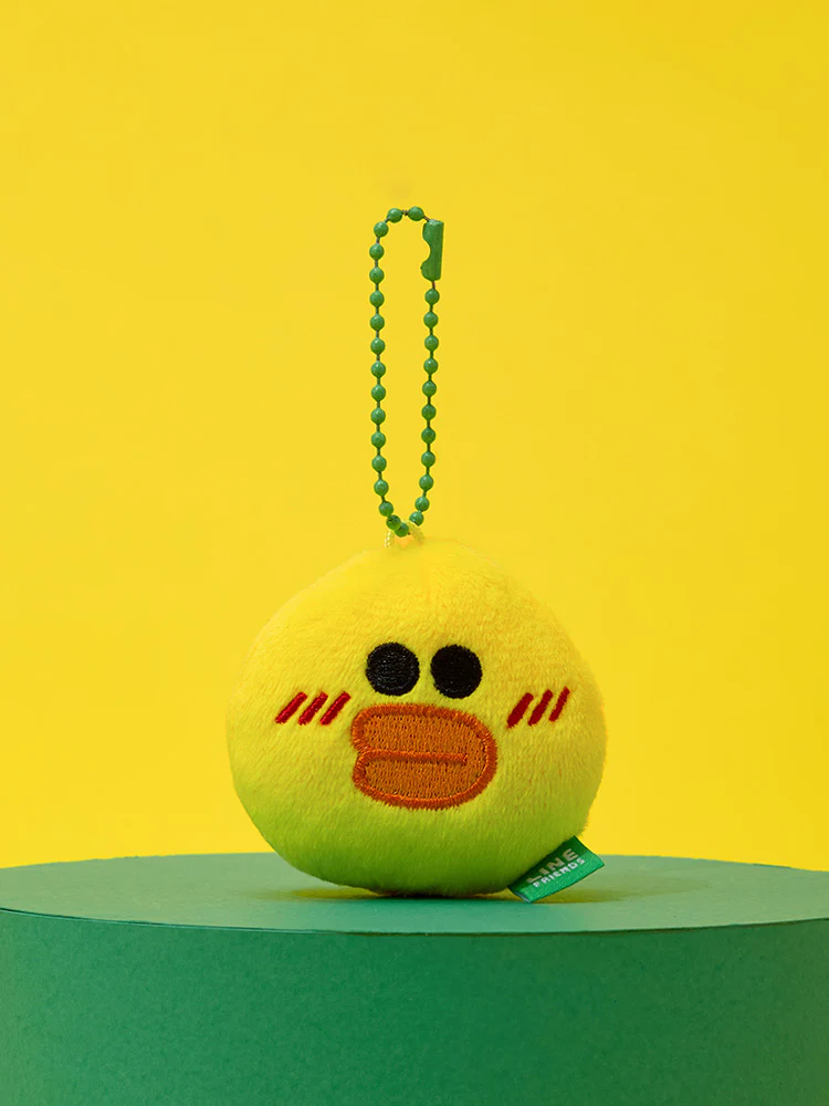 LINE FRIENDS Original Plush Face Keyring - Image 8