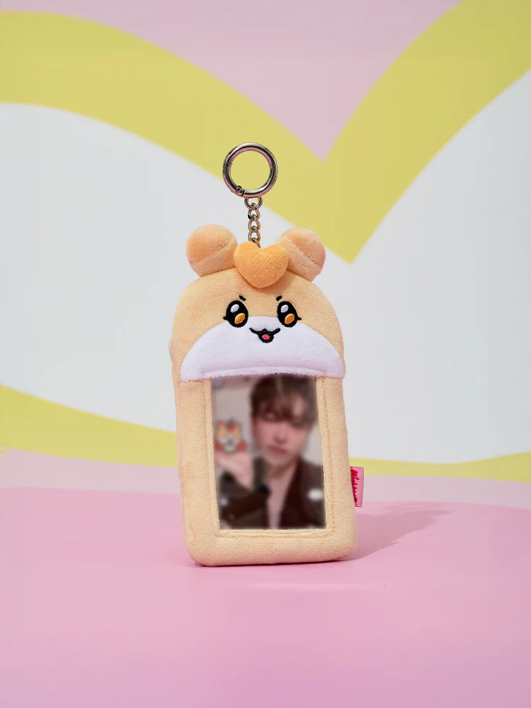 MIGHTEEZ Plush Photo Card Holder Keyring - Image 3