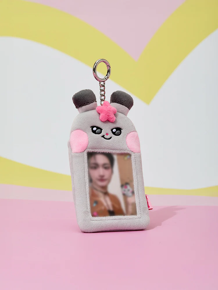 MIGHTEEZ Plush Photo Card Holder Keyring - Image 4