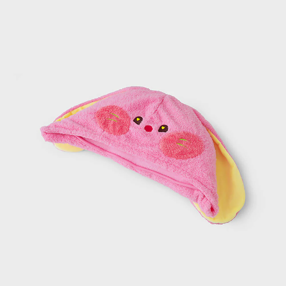 NewJeans bunini Hooded Blanket (Pink) - Image 3