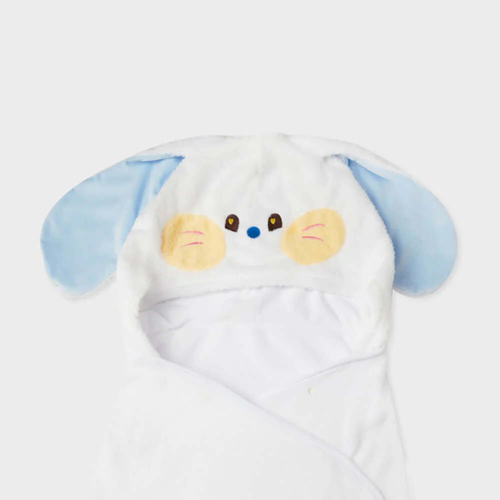 NewJeans bunini Hooded Blanket (White)