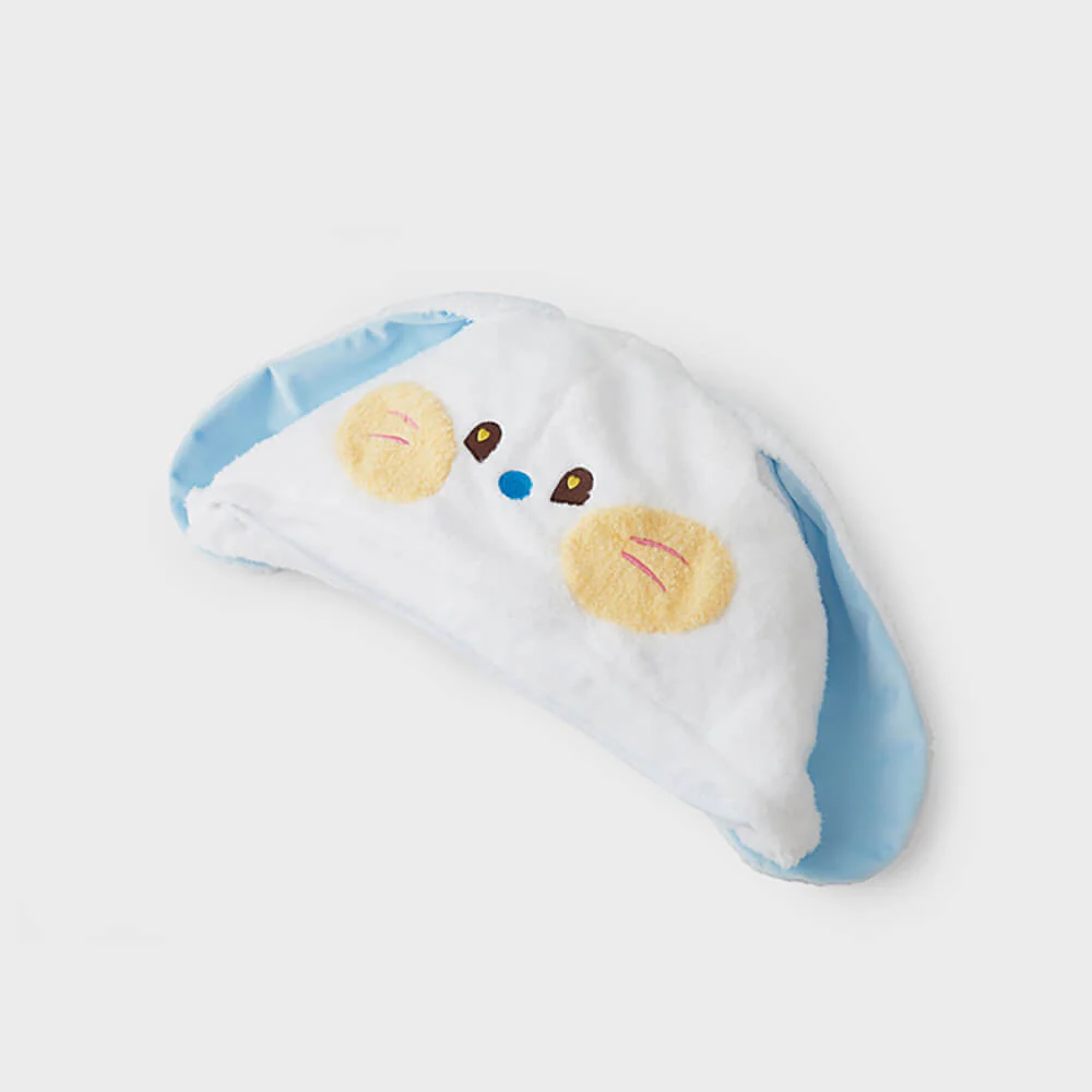 NewJeans bunini Hooded Blanket (White) - Image 3