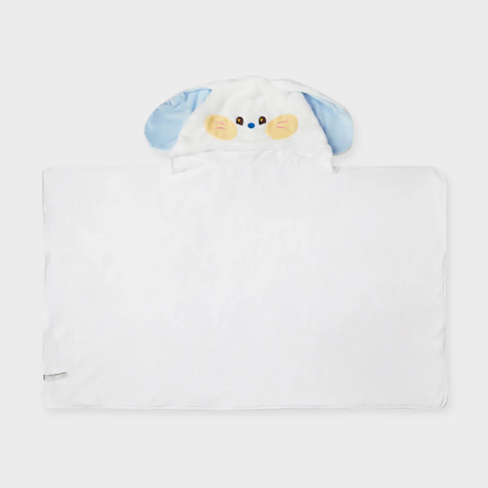 NewJeans bunini Hooded Blanket (White) - Image 4