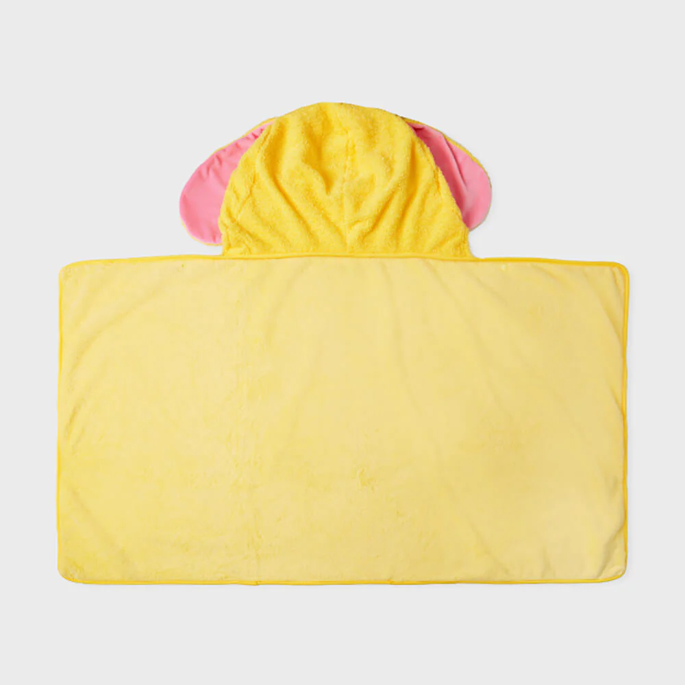 NewJeans bunini Hooded Blanket (Yellow) - Image 5