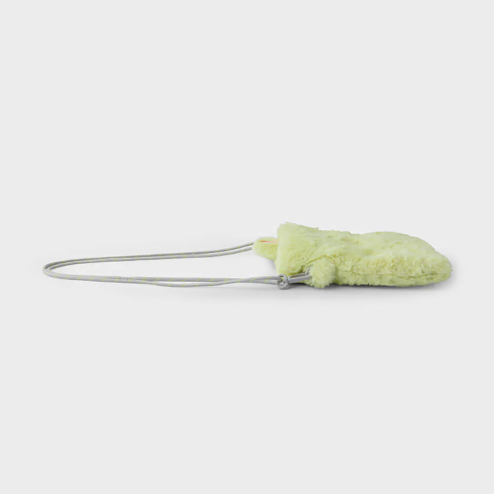 NewJeans bunini Plush Crossbody Mini Bag (Green) - Image 4