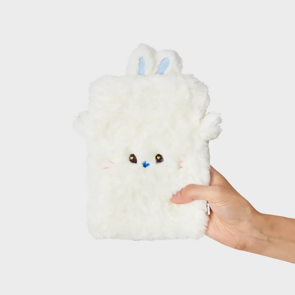NewJeans bunini Plush Crossbody Mini Bag (White) - Image 2