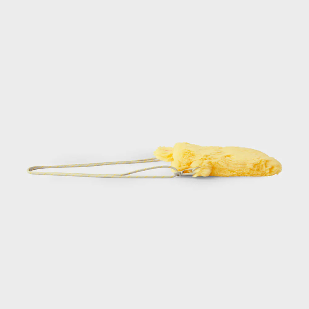 NewJeans bunini Plush Crossbody Mini Bag (Yellow) - Image 5