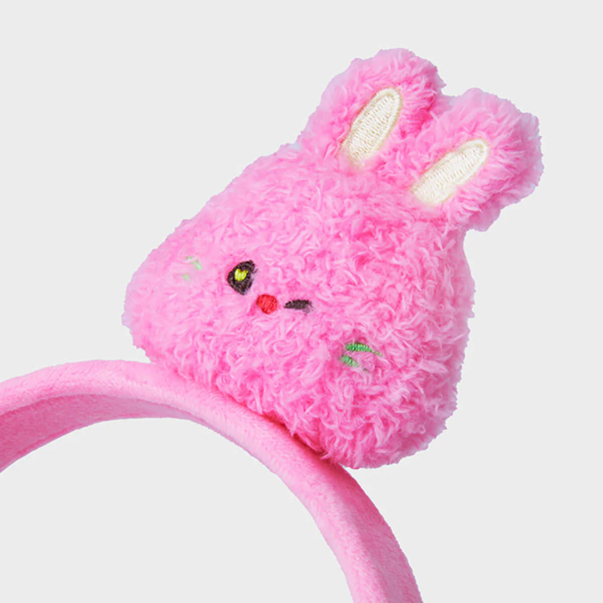 NewJeans bunini Plush Headband (Pink) - Image 5