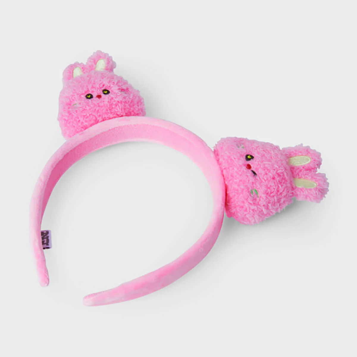 NewJeans bunini Plush Headband (Pink) - Image 6