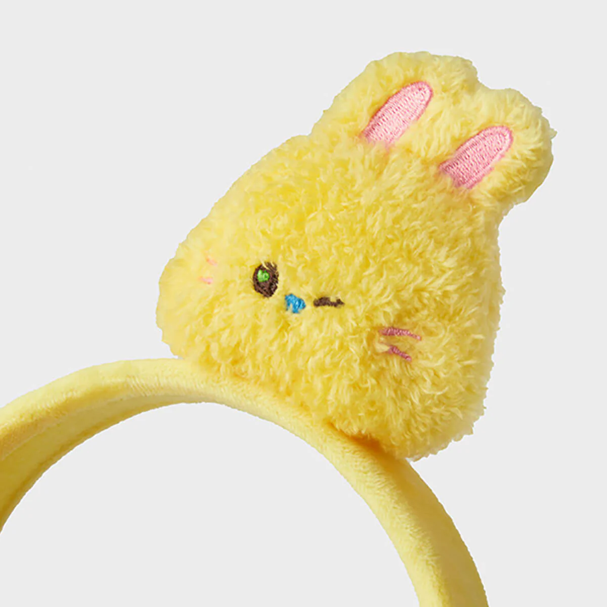 NewJeans bunini Plush Headband (Yellow) - Image 5