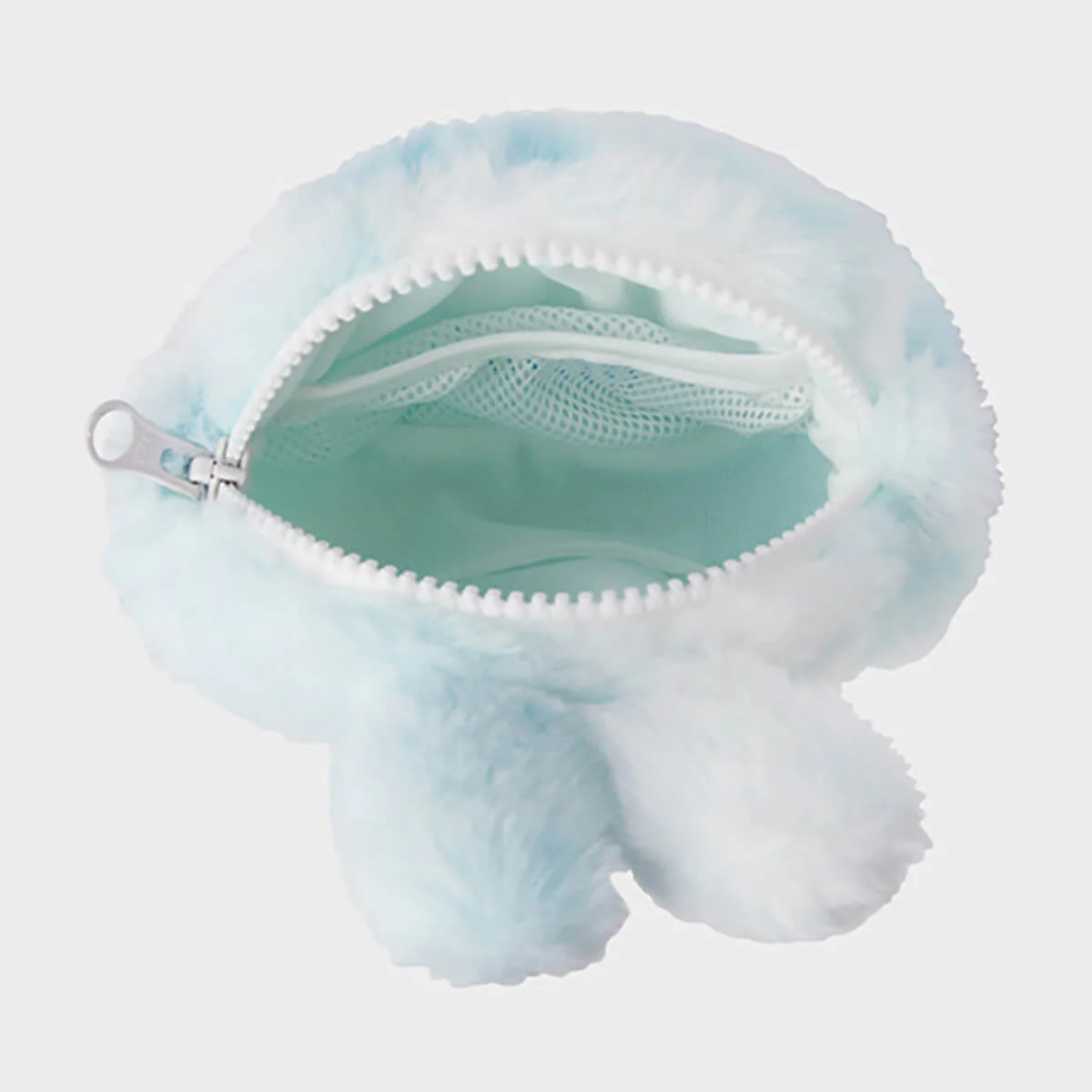 NewJeans bunini Plush Mini Pouch (Blue Mixed) - Image 9