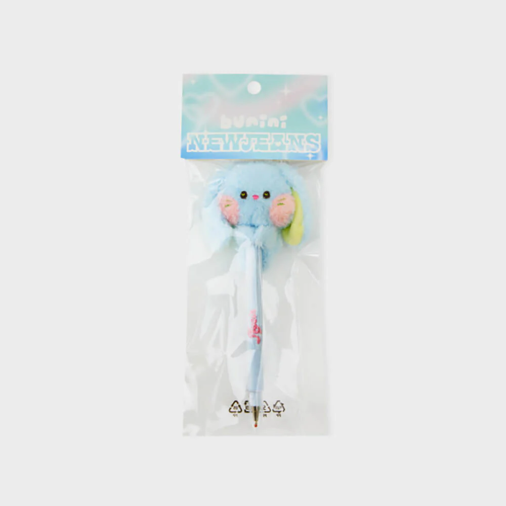 NewJeans bunini Plush Pen (Blue) - Image 7