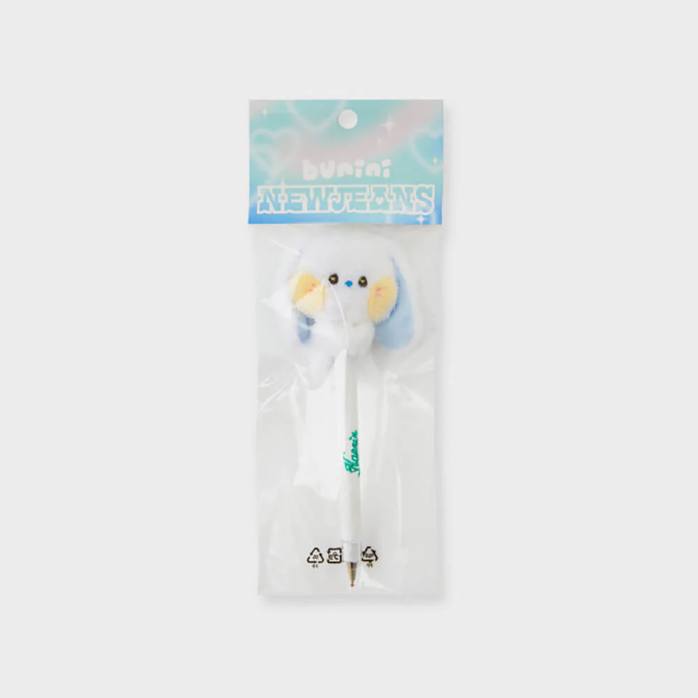 NewJeans bunini Plush Pen (White) - Image 7