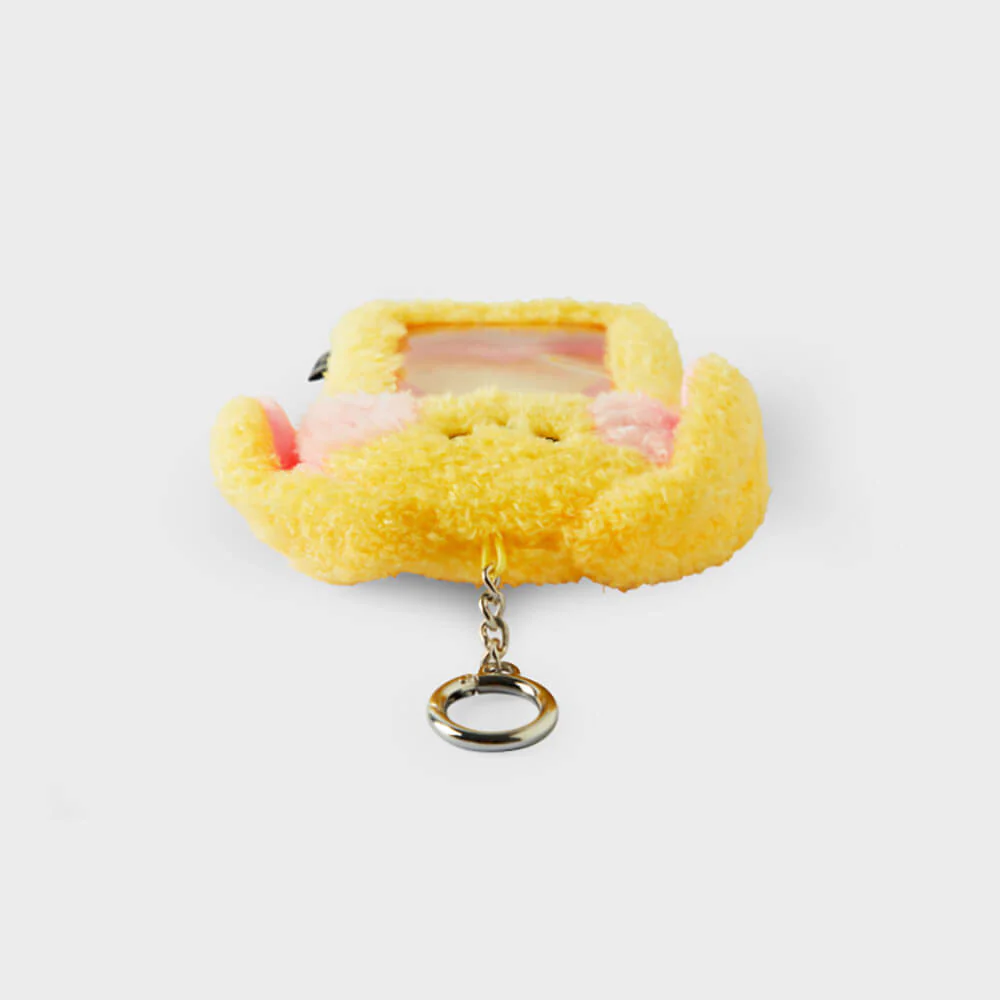NewJeans bunini Plush Photo Card Holder Keyring (Yellow) - Image 5