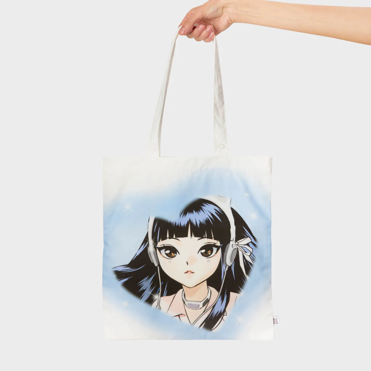 NewJeans Get Up Canvas Tote Bag (HAERIN) - Image 2