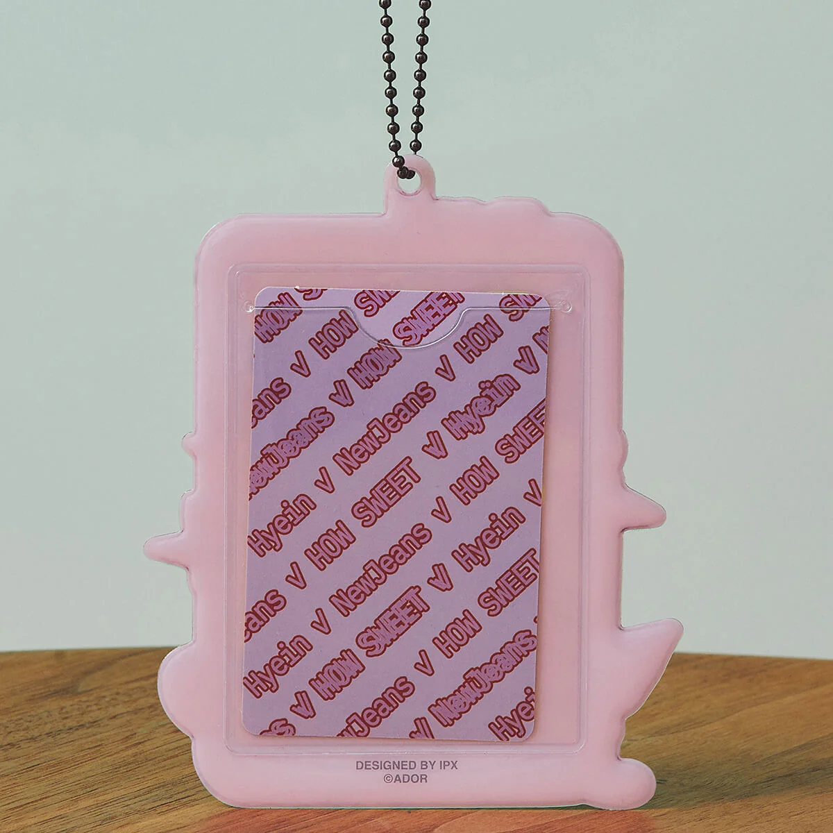 NewJeans How Sweet Photo Holder Keyring (HYEIN) - Image 2