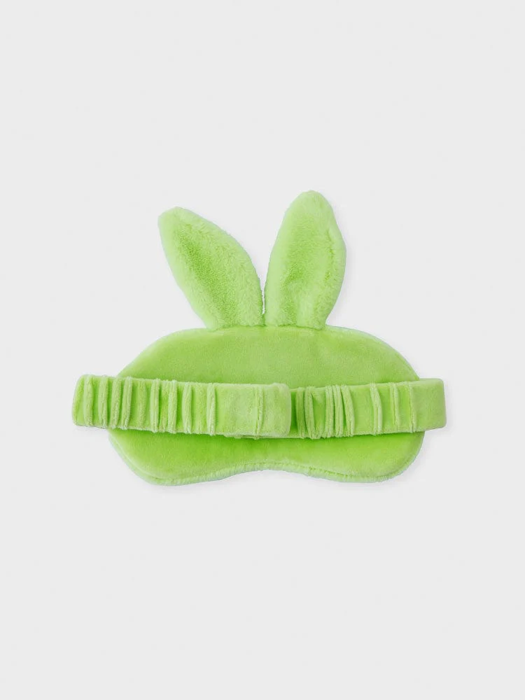 NewJeans TOKKI Plush Eye Mask (Green) - Image 3