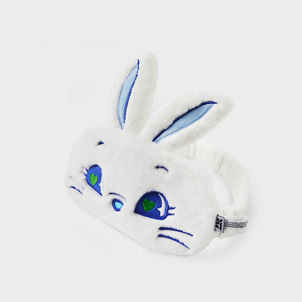 NewJeans TOKKI Plush Eye Mask (White) - Image 6