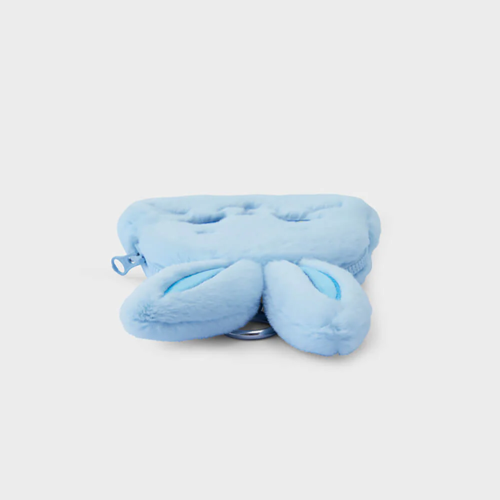 NewJeans TOKKI Plush Face Pouch (Blue) - Image 5