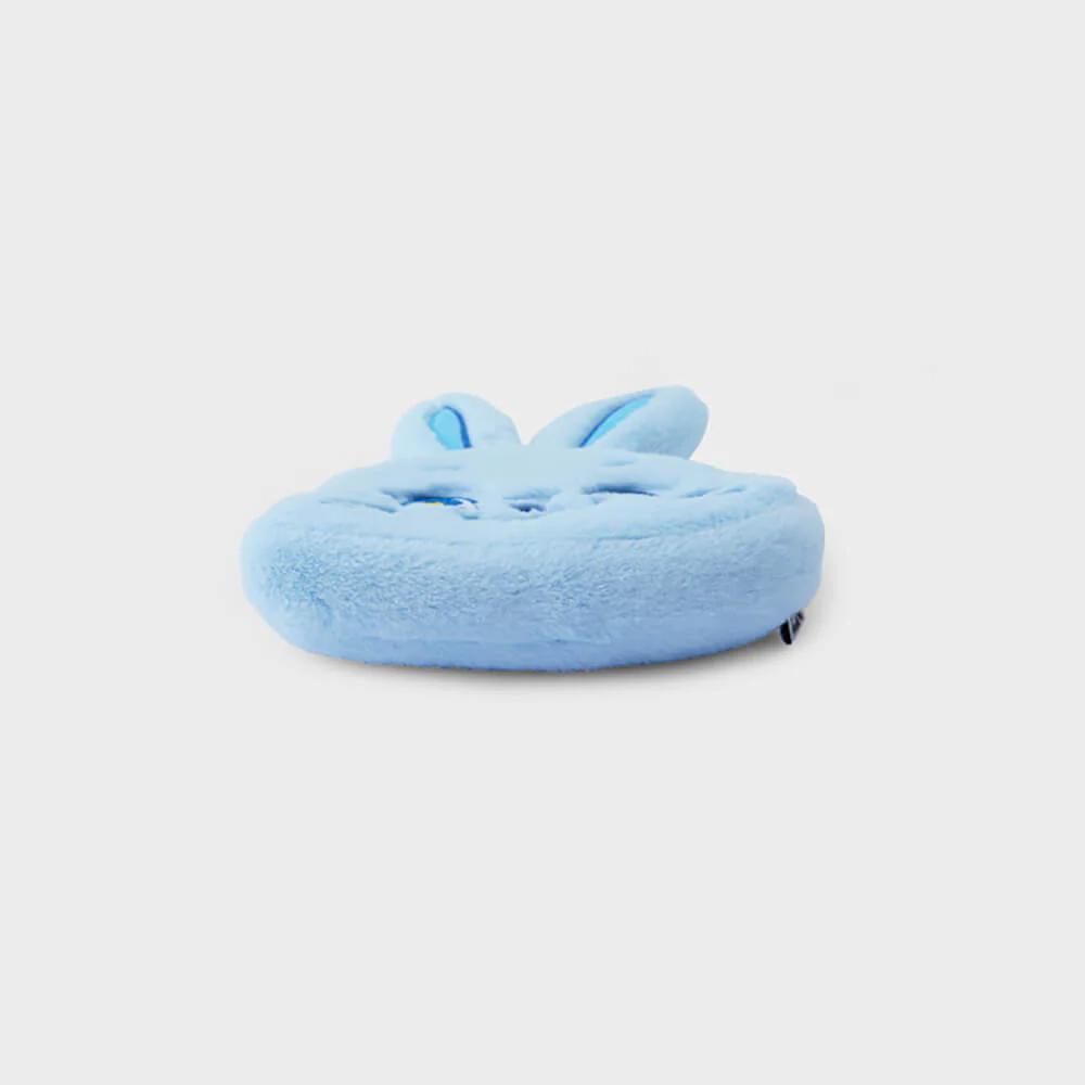 NewJeans TOKKI Plush Face Pouch (Blue) - Image 6