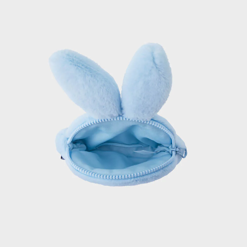 NewJeans TOKKI Plush Face Pouch (Blue) - Image 8
