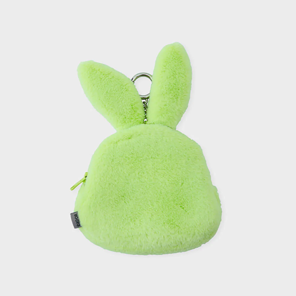NewJeans TOKKI Plush Face Pouch (Green) - Image 3