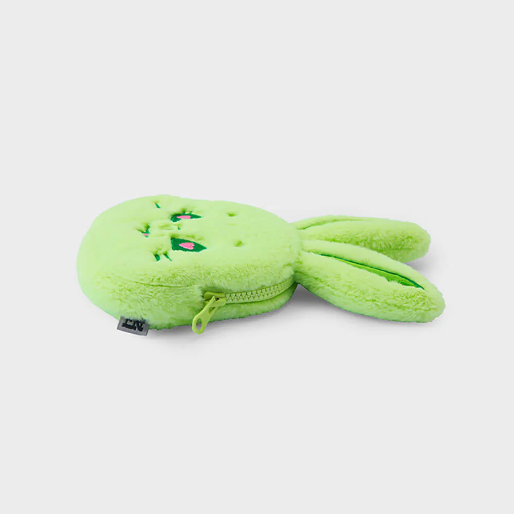 NewJeans TOKKI Plush Face Pouch (Green) - Image 4