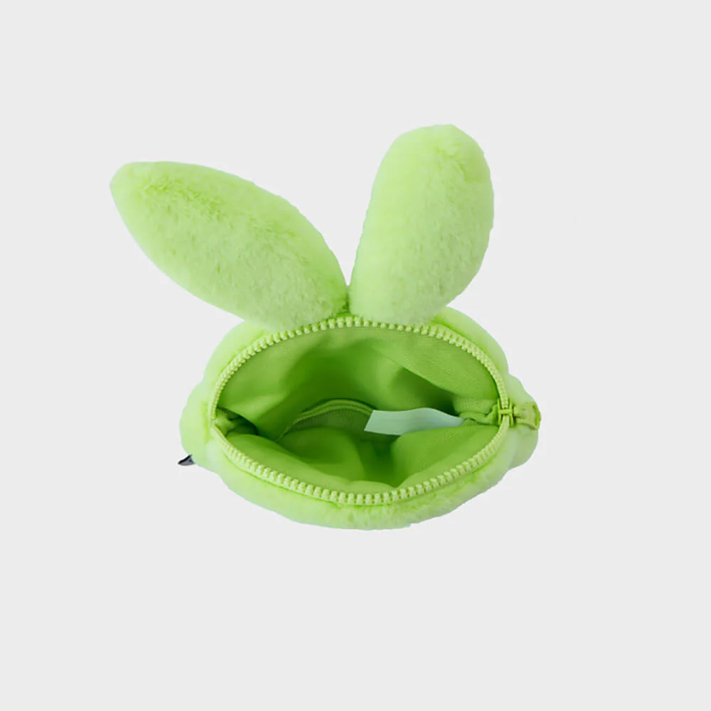 NewJeans TOKKI Plush Face Pouch (Green) - Image 7