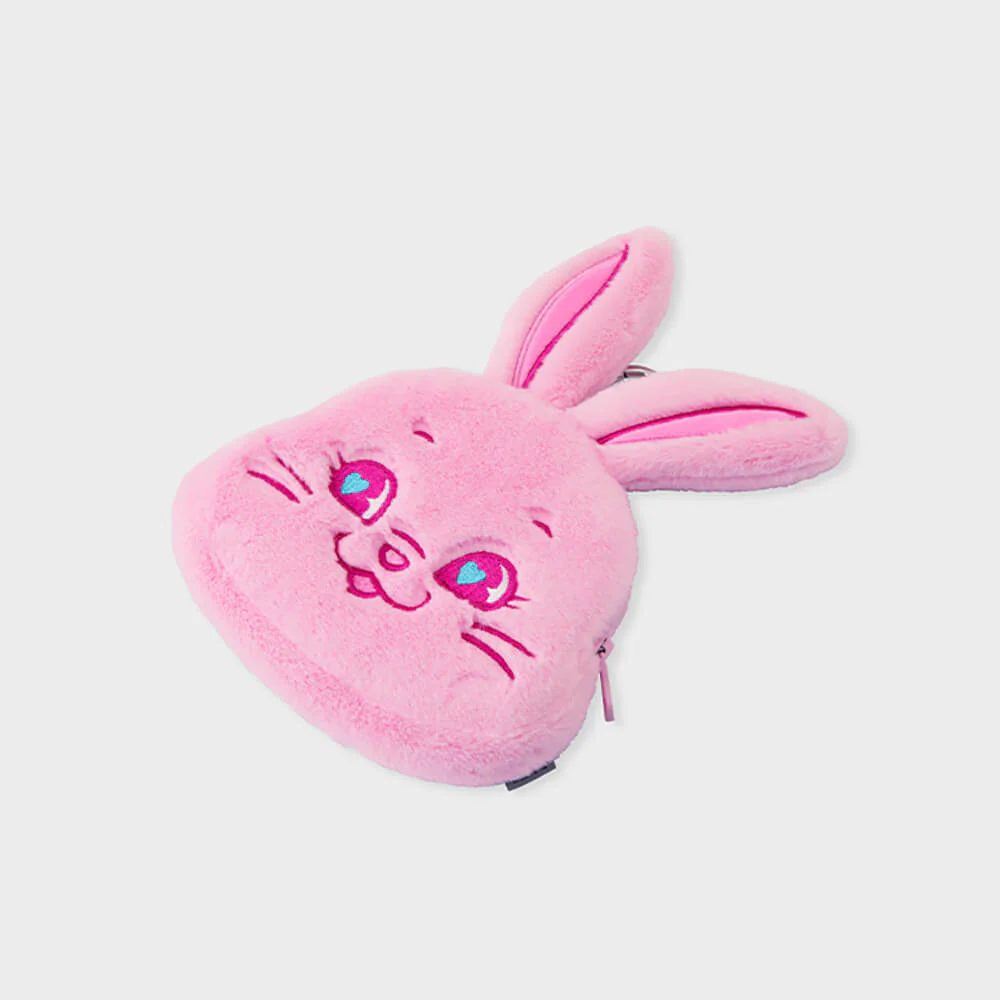 NewJeans TOKKI Plush Face Pouch (Pink) - Image 7